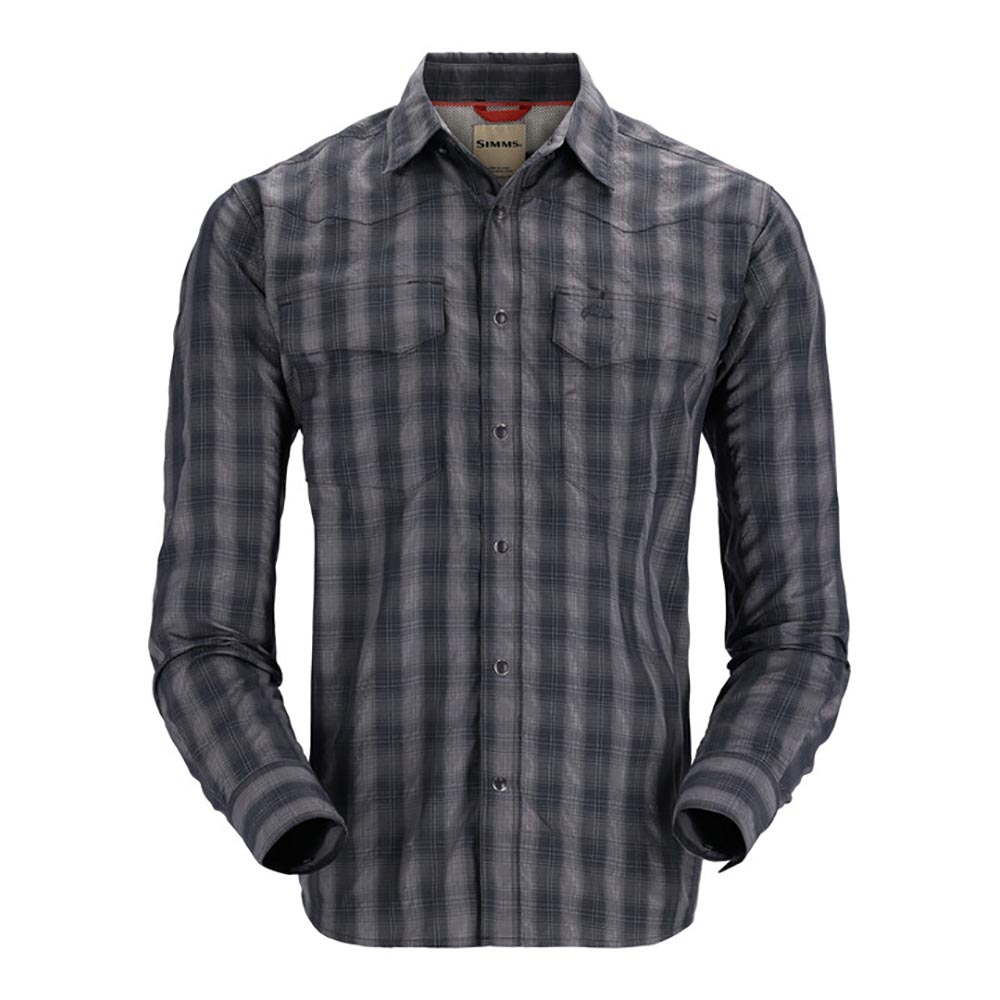 Simms Big Sky Long Sleeve Shirt Men's in Black